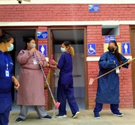 Support for minority women toilet operators during COVID-19 lockdown in Nepal